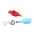 thumbnail image 3 of Silbato deportivo con cordón duradero con un sonido claro y potente, ideal para exteriores. Rojo, 3 of 9