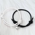 thumbnail image 5 of pulseras magnéticas para parejas para mujeres y hombres, atracción del sol y la luna, pulsera a juego, regalos para novio, novia, mejor amigo, 5 of 5