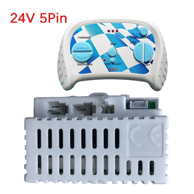 Rc Kids Ride On Car Controller 2 4G Receiver And Remote Control for 12V Rc 24V 5P Full Set