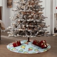 thumbnail image 4 of Balery Frog In Mermaid Printed Christmas Tree Skirt , Merry Christmas Party Christmas Tree Decoration,Adjustable Tree Skirt-30", 4 of 6