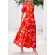 thumbnail image 4 of Vestido PRETTYGARDEN Verano 2025 Boho Floral Cuello en V M, 4 of 7