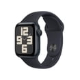 thumbnail image 1 of Apple Watch SE (2nd Generation) 40mm GPS  Midnight Aluminum Case with Midnight Sport Band (S/M)- Refurbished Good, 1 of 5
