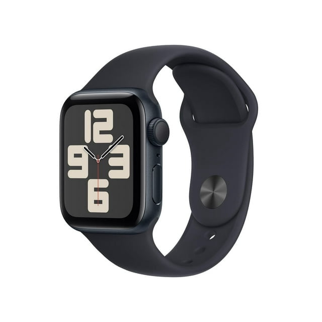 Apple Watch SE (2nd Generation) 40mm GPS Midnight Aluminum Case with Midnight Sport Band (S/M)- Refurbished Good