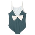 thumbnail image 3 of Modern Moments by Gerber Baby and Toddler Girl One-Piece Swimsuit with Bow, 0/3M-5T, 3 of 9