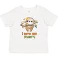 thumbnail image 3 of Inktastic Sloth I Love My Granny Boys or Girls Baby T-Shirt, 3 of 5