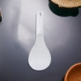 thumbnail image 4 of Juego de cucharas de arroz antiadherentes grandes con mango cómodo, paleta para servir texturizada para olla arrocera, herramienta de cocina para restaurantes y uso doméstico, blanco, 10.94 x 3.66 in, 4 of 6