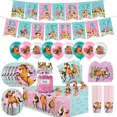 thumbnail image 2 of Spirit Horse Riding decoración de fiesta de cumpleaños, suministros de fiesta, plato de niña, pancarta, mantel, globo, vajilla desechable, regalo de juguete, 2 of 5