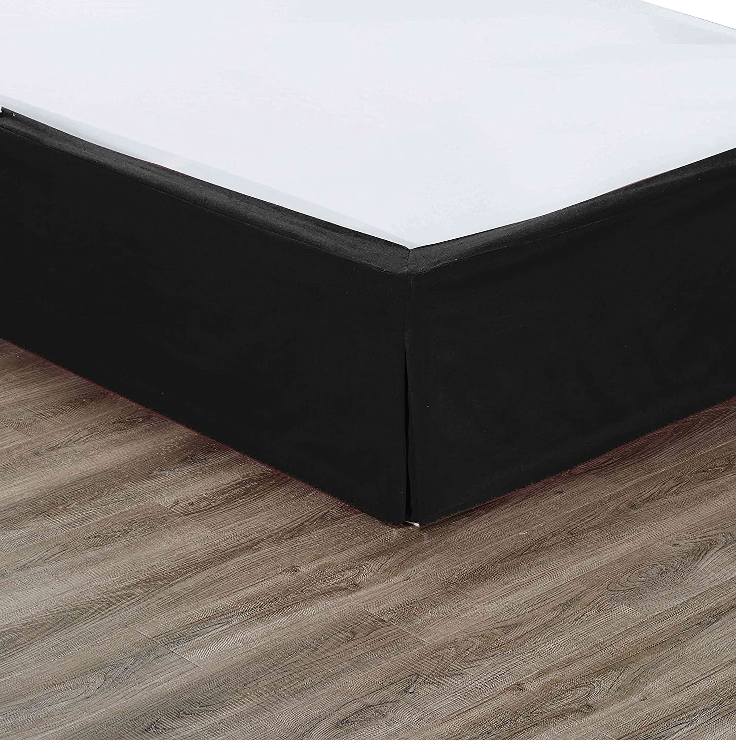 All American Collection New Super Soft Solid Brushed Microfiber 14" Pleated Bed Skirt/ Dust Ruffle