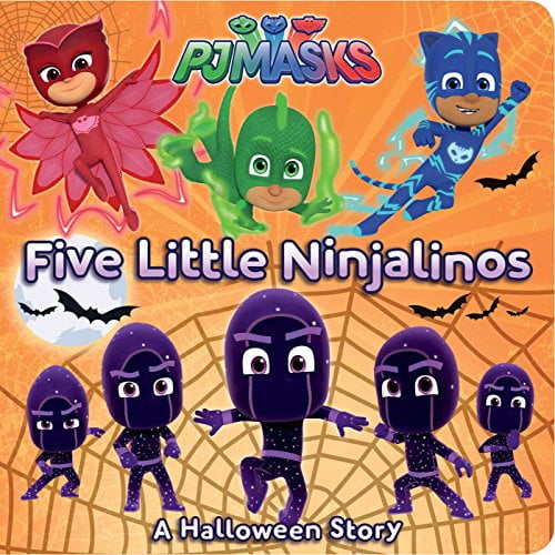 Pre-Owned Five Little Ninjalinos: A Halloween Story (Pj Masks) Paperback