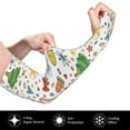 thumbnail image 3 of Gaeub Winter Christmas And New Year Deer Cooling Sleeves for Men, Arm Sleeves, UV Sun Protection Sleeve to Cover with Silicone Anti-Slip, 3 of 8