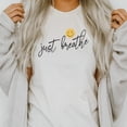 thumbnail image 4 of JUST BREATHE SMILELY sleeve Tees, 4 of 7