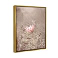 thumbnail image 3 of Stupell Industries Lone Pink Flower Grassland Photograph Metallic Gold Floating Framed Canvas Print Wall Art, Design by Lil' Rue, 3 of 6