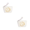 thumbnail image 4 of ZLight Exquisite Craft Letter Bag - Wide Application For Women For Mother Women Cosmetic Toiletry Bags S 2Set, 4 of 6