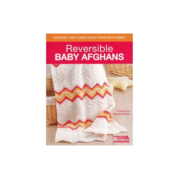 Leisure Arts Reversible Baby Afghans Crochet Book