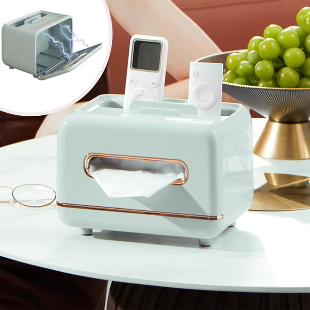 Nilvkv Magnetic Tissue Box Desktop Remote Control Storage Multifunctional Household Coffee Table Living Room Tissue Box