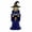 Dark Blue, variant on Halloween Reading Witch Figurine, Cute Resin Mini Statue, Book Lovers Collectible, Table Shelf Desktop Decor, Festive Fall Home Decoration