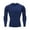 #01-Navy, variant on Compression Shirts for Men - Long Sleeve Black Workout Base Layer Athletic Gym Tops Quick Dry Running Undershirts