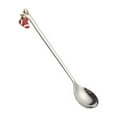 thumbnail image 1 of Fashion Kitchen Christmas New Year Coffee Spoon Stainless Steel Tableware Table Ornament SILVER 4, 1 of 5