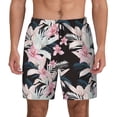thumbnail image 2 of Goofa Orchids Flowers Printed Men's Swim Trunks Board Shorts Quick Dry Mens Swimming Trunks with Compression Liner,Breathable Fit Hawaii Beach Shorts-XX-Large, 2 of 9