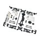 thumbnail image 4 of Juego de piezas de mejora de accesorios de actualización de metal para Wltoys Wltoys 144001 144010 144002 negro perfke Piezas de actualización de coche RC, 4 of 6