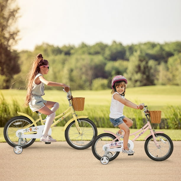 Gymax 16'' Kids Bike w/ Height Adjustable Handlebar Seat