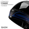thumbnail image 4 of Casco Para Motocicleta Con Certificación Dot Visor Abatible Gaon Integral Gaon MOV-CASC-FH04(AZUL/CH), 4 of 10