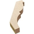 thumbnail image 6 of Ekena Millwork 3"W x 16"D x 22"H Valencia Rough Cedar Woodgrain TimberThane Knee Brace, Primed, 6 of 6