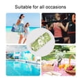 thumbnail image 5 of 2 Pack Wet Dry Bags,Retro Green Flower Pattern Waterproof Reusable Dual Zipper Bags for Swimwear, Gym Clothes, Toiletries, Baby Diapers, 5 of 8