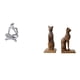 thumbnail image 1 of Estatua Abstracta De Gato Egipcio Pensador, Decoración Para Mesa, Sala De Estar, Estantería De Oficina, Sujetalibros, Figuritas, Adorno, Regalo De Inauguración De La Casa., 1 of 8
