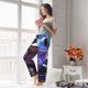 thumbnail image 5 of Balery Colorful Frog Among Flowers Pantalones de pijama para mujer, pijamas ultraligeros, pantalones de estar por casa-Small, 5 of 6