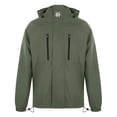thumbnail image 3 of Maoxin Men's Jacket Fashionable Men's Long Sleeve Hooded Casual Comfortable Outwear Jackets Jackets for Men , Green , M, 3 of 7