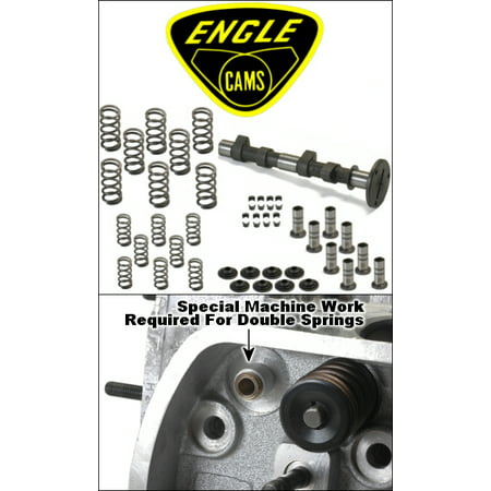 Engle Fk8 Stage 3 Cam Kit With Lifters, Double Valve Springs, Retainers, Locks, Crank