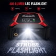 thumbnail image 6 of GOOLOO A3 Lite Jump Starter with Air Compressor, 2500A Peak Portable Car Battery Jump Starter for Up to 7.0L Gas & 5.5L Diesel Engines, 12V Lithium Battery Booster Pack with 150PSI Tire Inflator, 6 of 10