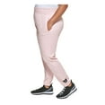 thumbnail image 3 of DKNY SPORT Womens Pink Pocketed Pull On Elastic Waist Jogger Cuffed Pants Plus 3X, 3 of 3