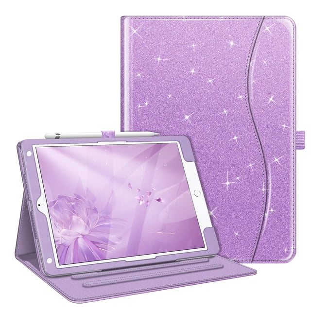 Funda para tablet FINTIE para iPad 10.2" con soporte multiángulo, color morado