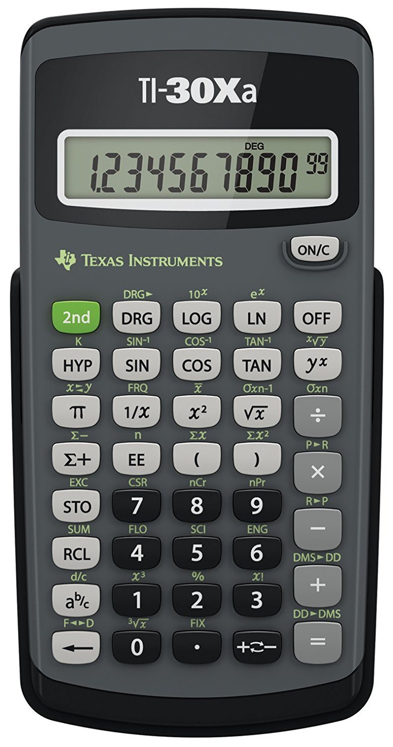 Texas Instruments TI 30Xa Scientific Calculator Walmart Walmart Texas Instruments TI 30Xa Scientific Calculator Walmart Walmart