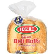 Ideal: Sesame Sliced Enriched Deli Rolls, 13 oz