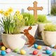 thumbnail image 5 of Decoraciones de Pascua, adornos de Pascua, regalos de Pascua, artesanía decorativa de jardín de hierro de Pascua, conejos, estaca de tierra, decoración de maceta decorativa de jardín, tapón de tierra, 5 of 6