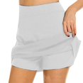 thumbnail image 1 of Anti-chafingActiveSkortsSuperSoftComfortableWomen'sAthleticLightweightSkirtsWithShortsPocketsRunningTennis, 1 of 2