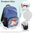 thumbnail image 7 of Aplkyhs Penguin School Backpack for Boys Girls Ages 6-18 Ergonomic Padded Adjustable Straps Large Capacity Multi Compartment Bookbag for Elementary Middle High School Daily Use, 7 of 7