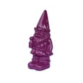 thumbnail image 3 of Garden Gnome Statue Holding Lantern-Purple, 3 of 4
