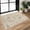 Beige Brown Floral, variant on Vintage Washable Runners for Hallways 2.6x16, Non-Slip 16ft Extra Long Kitchen Runner Rug, Terracotta Ultra Soft Printed Medallion Stair Runners Indoor for Bedroom