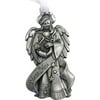 Pewter Finish Angel Ornament with Swarovski Crystal Stone, Bless You