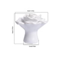 thumbnail image 1 of Rose drawer knobs 2pcs Rose Shaped Ceramic Kitchen Cupboard Cabinet Drawer Door Knobs Pull Handles (White), 1 of 6
