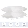 thumbnail image 2 of Craftsworth 100% Cotton Pillow Protector, 20x36 Solid - King (PK 2), 2 of 5