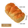 thumbnail image 4 of Simulation Bread Decompression Kneading Music Bread Toy Fake Food, 4 of 9