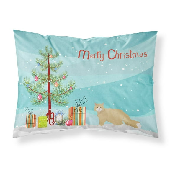 Oregon Rex Cat Merry Christmas Fabric Standard Pillowcase CK4668PILLOWCASE