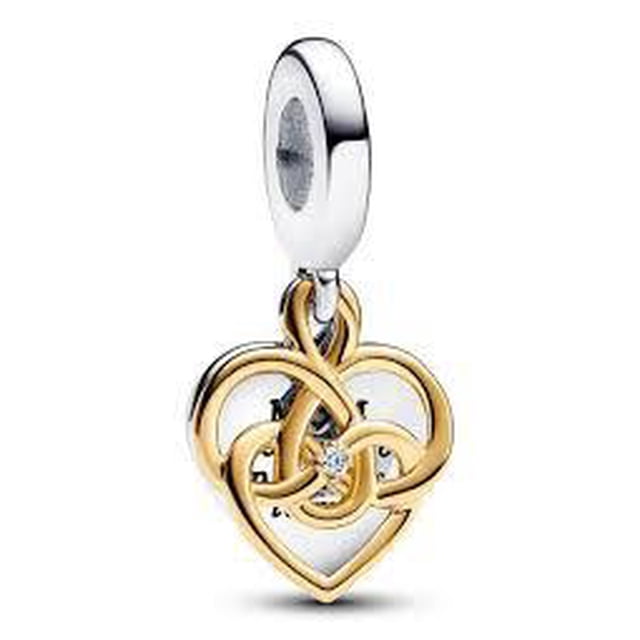 CORAZON DOBLE COLGANTE MOM