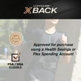thumbnail image 2 of Copper Fit X-Back Brace for Lower Back Pain, Lumbar Support, Herniated Disc, Sciatica, Arthritis â Adjustable, Breathable Design - for Men and Women (Small/Medium), 2 of 6