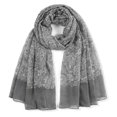 thumbnail image 1 of Bufanda de gasa con estampado Floral para mujer, chales de invierno, el mejor regalo de fiesta, Hijab musulmán, Sjaal, 180cm x 90cm qiuyongming unisex, 1 of 2